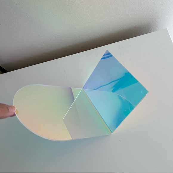 Rainbow Iridescent Acrylic Bookend - Picture 6 of 7